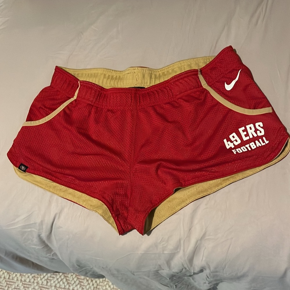 Nike 49ers Dri-Fit mesh short shorts size L